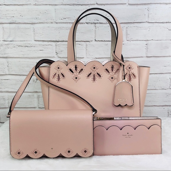 kate spade Handbags - 3PCS Kate Spade Mini Mina Satchel Wallet Crossbody